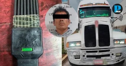 Aseguran tractocami&oacute;n con inhibidor de se&ntilde;al en Sanctorum