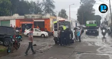  Jovenes huyen tras atropellar a motociclista en Texmelucan 