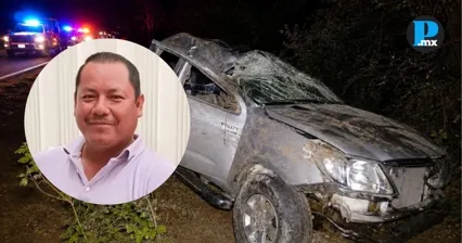 Alcalde de Ahuatl&aacute;n vuelca su camioneta en Epatl&aacute;n
