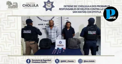 Capturan a dos presuntos narcomenudistas en San Mat&iacute;as Cocoyotla