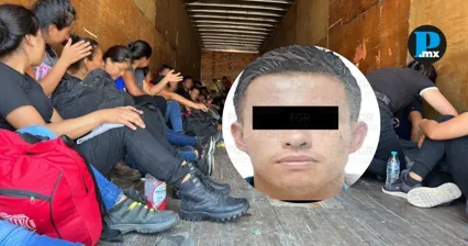 El sentenciado fue detenido en Puebla mientras trasladaba a decenas de personas migrantes hacinadas dentro de un autob&uacute;s.