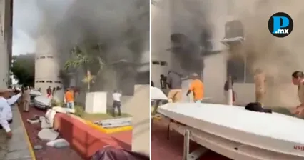 Marina reporta incendio en Escuela N&aacute;utica de Veracruz
