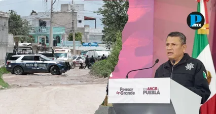 El titular de la SSP inform&oacute; sobre el relevo de mandos policiales en Tepeaca tras la explosi&oacute;n de pipas en un predio clandestino.