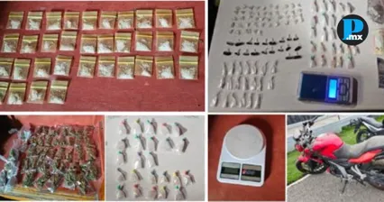 FGE desmantela grupo dedicado a la venta de drogas en Puebla 