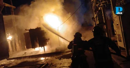 Incendio en subestaci&oacute;n de Canc&uacute;n provoca apag&oacute;n masivo
