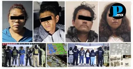 Caen cuatro presuntos narcomenudistas tras cateos en la Rivera Anaya. 
