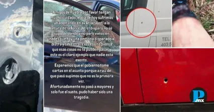 La FGE Puebla investiga ataques armados en la V&iacute;a Atlixc&aacute;yotl