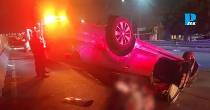 Mujer muere en accidente vial en la autopista M&eacute;xico-Puebla