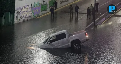  Fuertes lluvias causan inundaciones y una muerte en la ciudad de Puebla