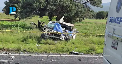 Accidente en la M&eacute;xico-Veracruz deja cuatro muertos y un menor herido