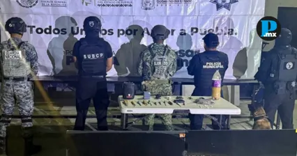 Decomisan droga y armas punzocortantes en operativo dentro del Penal de Tehuac&aacute;n