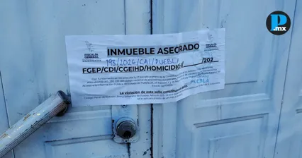 FGE catea dos inmuebles en Las Torres por homicidio en Puebla 