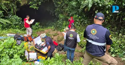 Siguen desaparecidos tres excursionistas en las grutas de Cuetzalan
