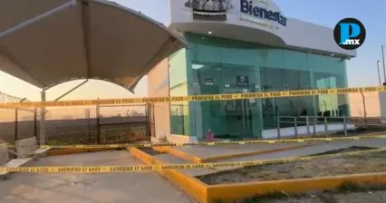Saquean sucursal del Banco del Bienestar en San Salvador El Verde