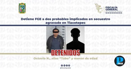 Detienen a menor por secuestro de adulto mayor en Tlacotepec