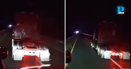 Trailero frustra intento de asalto en la autopista Puebla-Orizaba