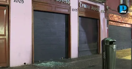 Detienen a dos hombres tras asalto en el Centro Joyero de Centro Hist&oacute;rico