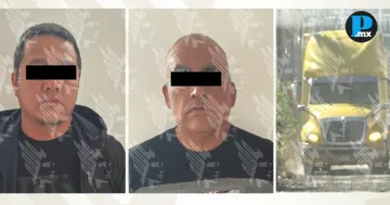 FGE asegura a dos y recupera tractocami&oacute;n robado en Coronango