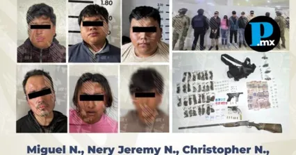 Seis detenidos tras operativo contra grupo dedicado a narcomenudeo y extorsi&oacute;n en Texmelucan