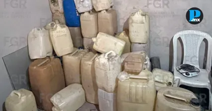 Aseguran miles de litros de hidrocarburo durante cateo en Chignahuapan