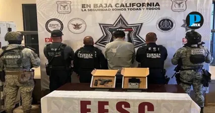 Autoridades federales y estatales participaron en el operativo realizado en Tijuana.