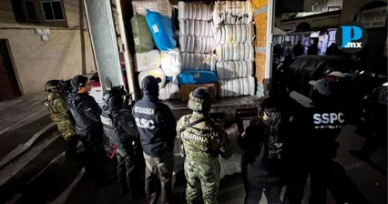 Aseguran 13 toneladas de tabaco ilegal en seis cateos en CDMX