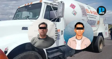 Aseguran 27 mil 900 litros de gas LP y detienen a dos en Tepeaca