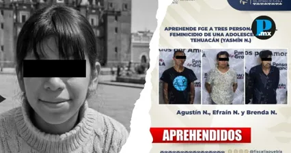Tres personas fueron detenidas por su probable participaci&oacute;n en el feminicidio de Yasm&iacute;n N., ocurrido en Tehuac&aacute;n.