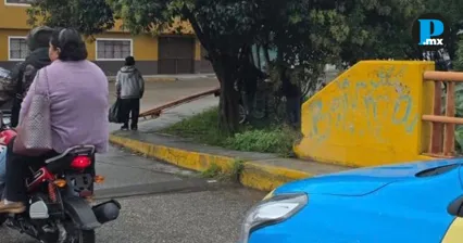Reportan robo de barandal de un puente en San Mart&iacute;n Texmelucan, Puebla