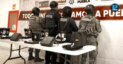 SSP y Marina desmantelan red de vigilancia ilegal en Tepeaca