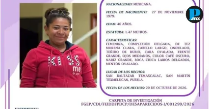 Hallan sin vida a Lorena L&oacute;pez S&aacute;nchez tras ser privada de la libertad en Texmelucan