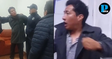 Detienen ebrio a funcionario de Apizaco que causó accidente y atacó a policías
