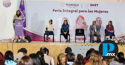 Lorena Cuéllar emite comentarios machistas durante Feria de Atención Integral en Apizaco