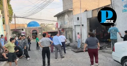 Estalla inmueble en Tlaxcala y deja cinco heridos; indagan posible manejo de pirotecnia