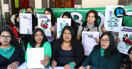 Colectivas feministas denunciaron que el Congreso y Ejecutivo de Tlaxcala incumplen el fallo de la SCJN sobre aborto.