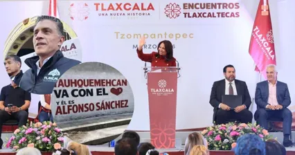 La consigna &ldquo;vamos con &eacute;l&rdquo; fue pronunciada en un evento oficial, en medio de denuncias por presunta promoci&oacute;n anticipada.