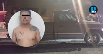 El presunto responsable del robo fue retenido y golpeado por pobladores antes de ser entregado a las autoridades en San Pablo del Monte.