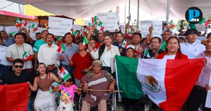 Ciudadanos de Tlaxcala expresan apoyo a Claudia Sheinbaum