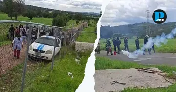 Habitantes de San Pedro Ecatepec denunciaron agresiones durante un operativo de seguridad desplegado en medio de las protestas contra el Podecibi.