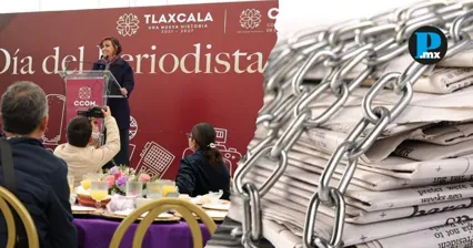 Durante el D&iacute;a del Periodista, la gobernadora Lorena Cu&eacute;llar reiter&oacute; que "alimentar el miedo" mediante la cobertura informativa afecta a Tlaxcala, mientras organizaciones mantienen alertas por agresiones contra la prensa.