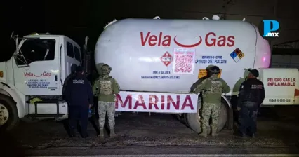 Elementos de la SSC y de la Secretar&iacute;a de Marina aseguraron dos autotanques con m&aacute;s de 40 mil litros de gas LP durante un operativo en Nanacamilpa.