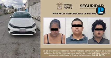 Operativo en Teotihuac&aacute;n permiti&oacute; rescatar a v&iacute;ctima de secuestro cometido en Tlaxcala. Se aseguraron un veh&iacute;culo y tel&eacute;fonos celulares.