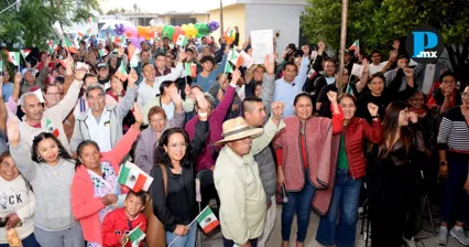 Ana Lilia Rivera encabez&oacute; asambleas en Tlaxcala y llam&oacute; a la unidad en defensa de la Cuarta Transformaci&oacute;n.
