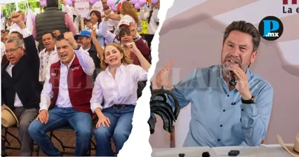 Raymundo V&aacute;zquez Conchas cuestion&oacute; la asamblea convocada por Morena para mostrar unidad entre sus aspirantes.