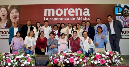 Militantes de Morena en Tlaxcala participaron en actividades por los 15 a&ntilde;os del partido y los 13 a&ntilde;os de organizaci&oacute;n del movimiento en la entidad.