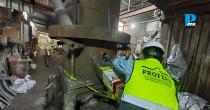 La Profepa impuso clausuras parciales temporales a una fundidora y una unidad de verificaci&oacute;n vehicular tras detectar irregularidades ambientales en San Pablo del Monte.