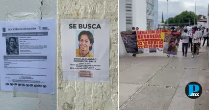Estudiantes de BUAP exigen localizar a Hugo Alejandro Hern&aacute;ndez y Erick Alejandro